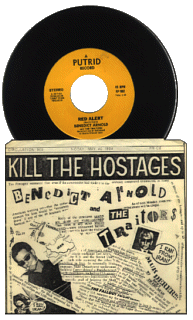 Kill The Hostages, PUTRID Records single, 1980 - CLICK FOR NEXT IMAGE